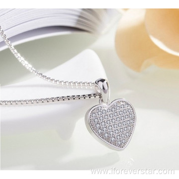 NEW 925 Sterling Silver Jewelry and Heart Necklace